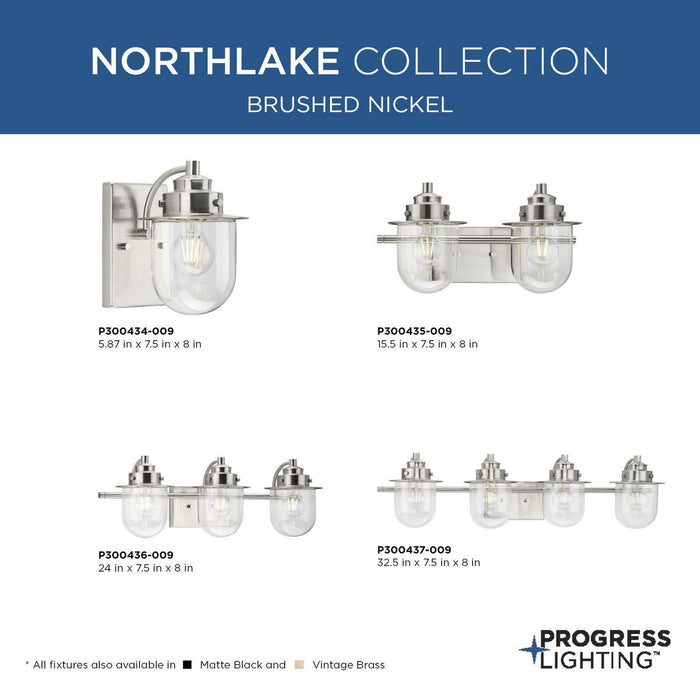 Northlake Bath Bar-Sconces-Progress Lighting-Lighting Design Store