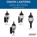 Onion Lantern Large Wall Lantern-Exterior-Progress Lighting-Lighting Design Store