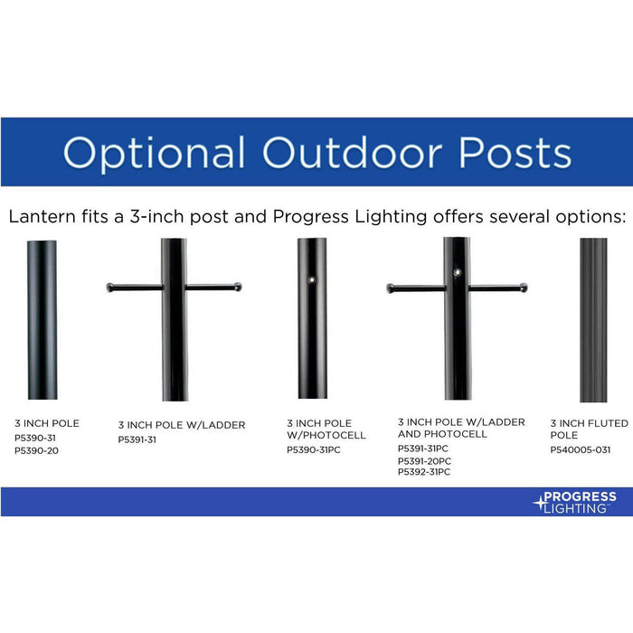 Ramsey Outdoor Post Lantern-Exterior-Progress Lighting-Lighting Design Store