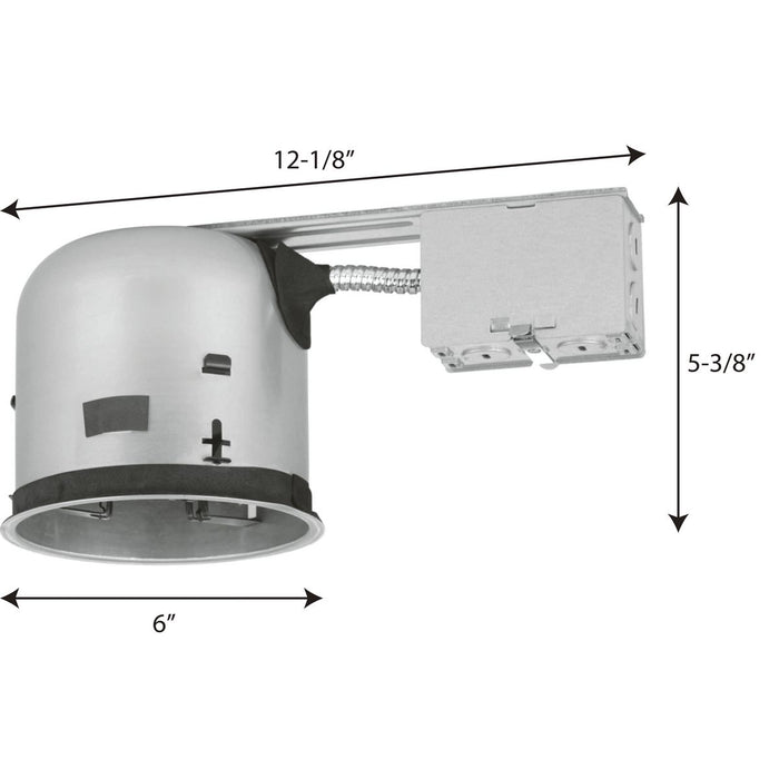 5``Remodel Shallow IC/Non IC Air Tight Housing-Recessed-Progress Lighting-Lighting Design Store