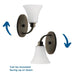 Joy Bath Bracket-Sconces-Progress Lighting-Lighting Design Store