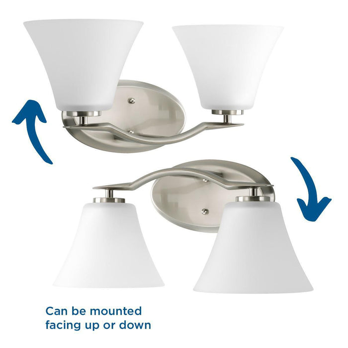 Bravo Bath Bracket-Bathroom Fixtures-Progress Lighting-Lighting Design Store