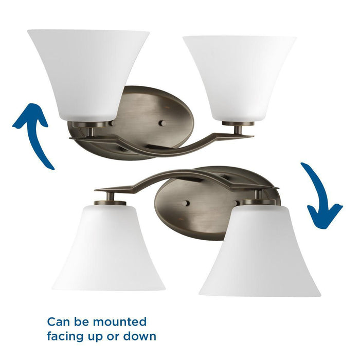 Bravo Bath Bracket-Bathroom Fixtures-Progress Lighting-Lighting Design Store