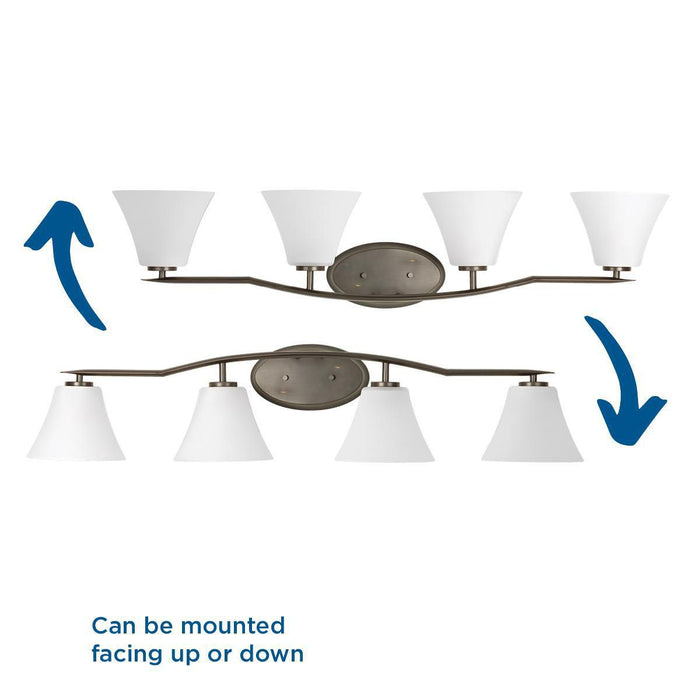 Bravo Bath Bracket-Bathroom Fixtures-Progress Lighting-Lighting Design Store