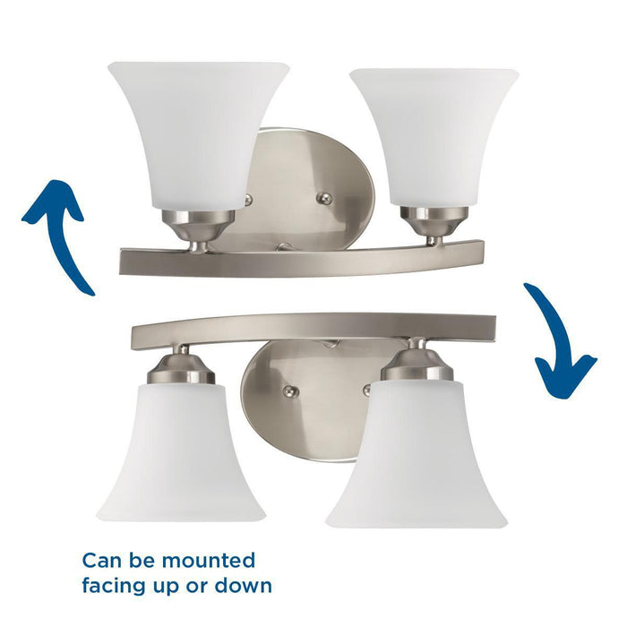 Adorn Bath Bracket-Bathroom Fixtures-Progress Lighting-Lighting Design Store