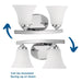 Adorn Bath Bracket-Bathroom Fixtures-Progress Lighting-Lighting Design Store
