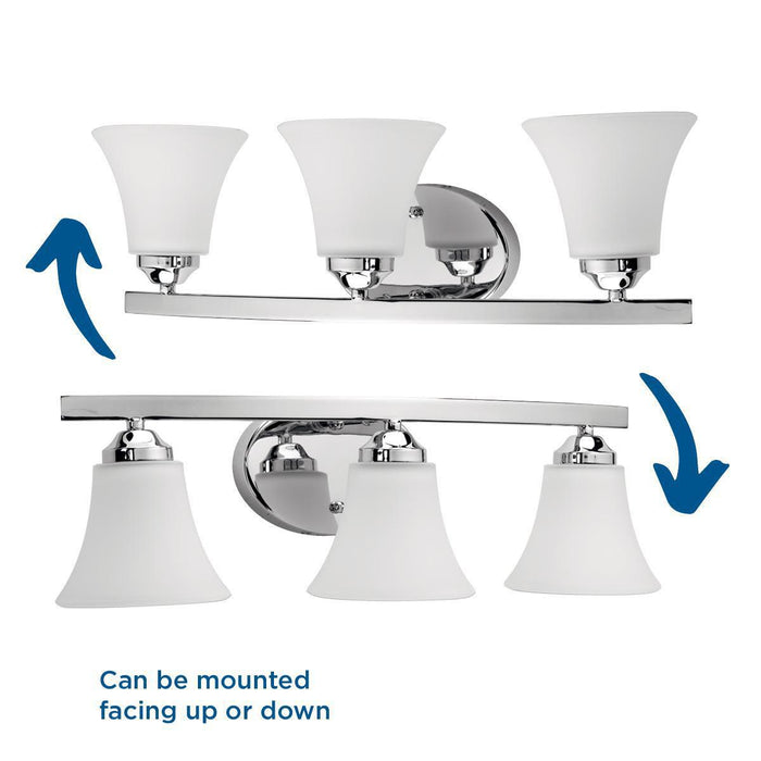 Adorn Bath Bracket-Bathroom Fixtures-Progress Lighting-Lighting Design Store