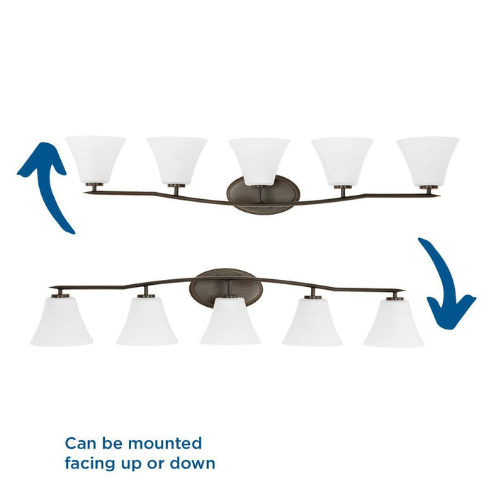 Bravo Bath Bracket-Bathroom Fixtures-Progress Lighting-Lighting Design Store