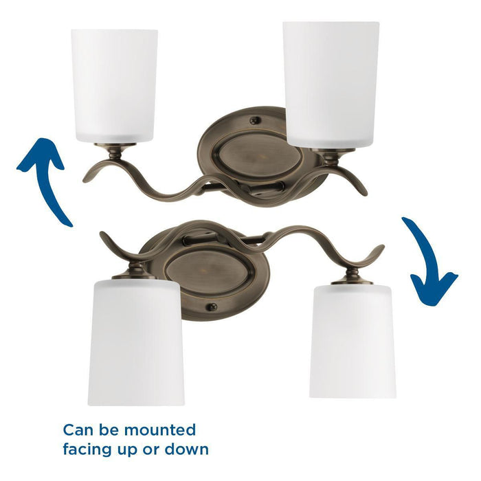 Inspire Bath Bracket-Bathroom Fixtures-Progress Lighting-Lighting Design Store