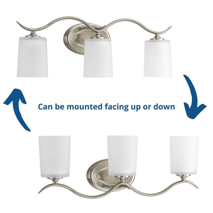Inspire Bath Bracket-Bathroom Fixtures-Progress Lighting-Lighting Design Store