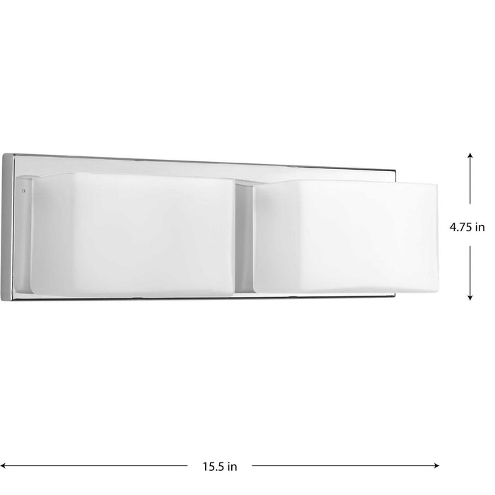 Two Light Bath-Bathroom Fixtures-Progress Lighting-Lighting Design Store