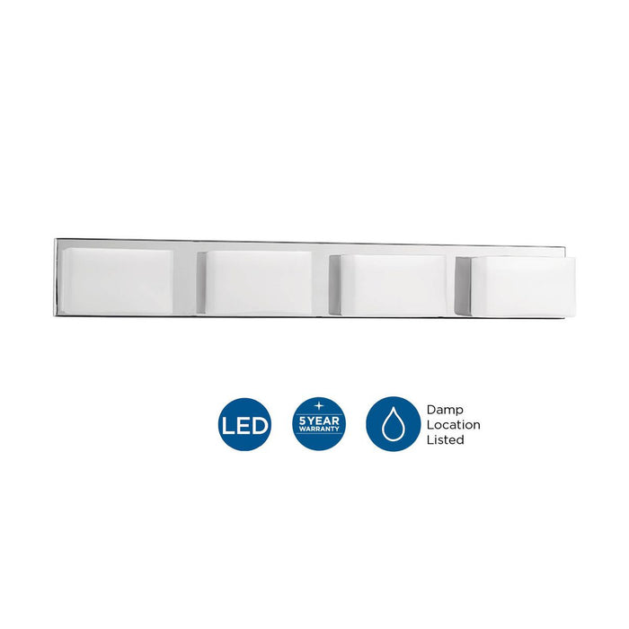 Four Light Bath-Bathroom Fixtures-Progress Lighting-Lighting Design Store