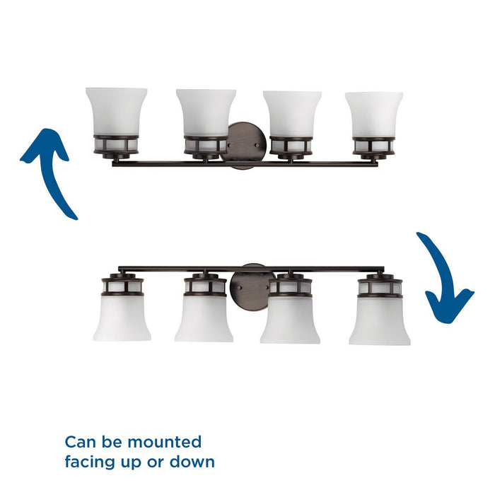 Cascadia Bath Light-Bathroom Fixtures-Progress Lighting-Lighting Design Store