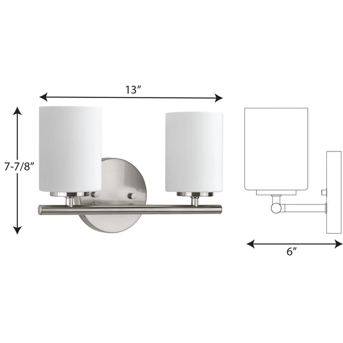 Replay Bath Bracket-Bathroom Fixtures-Progress Lighting-Lighting Design Store