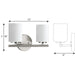 Replay Bath Bracket-Bathroom Fixtures-Progress Lighting-Lighting Design Store