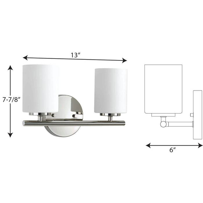 Replay Bath Bracket-Bathroom Fixtures-Progress Lighting-Lighting Design Store