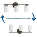 Replay Bath Bracket-Bathroom Fixtures-Progress Lighting-Lighting Design Store