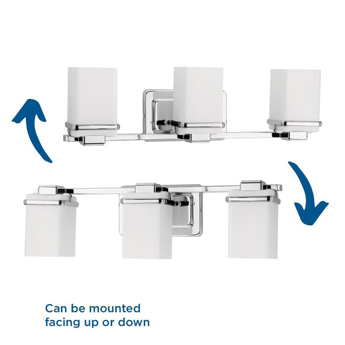 Metric Bath Light-Bathroom Fixtures-Progress Lighting-Lighting Design Store