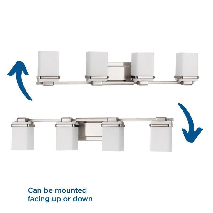 Metric Bath Light-Bathroom Fixtures-Progress Lighting-Lighting Design Store