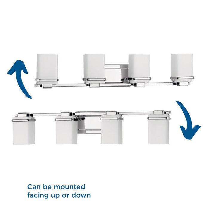 Metric Bath Light-Bathroom Fixtures-Progress Lighting-Lighting Design Store