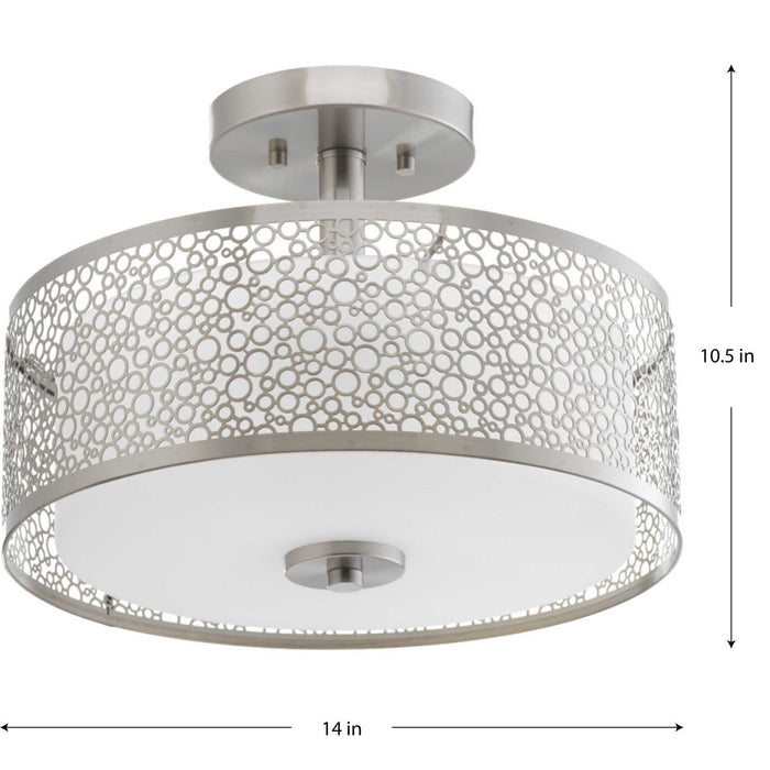 Mingle LED Semi-Flush Mount-Semi-Flush Mts.-Progress Lighting-Lighting Design Store