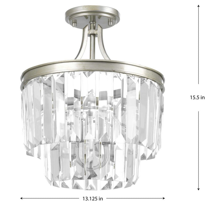 Glimmer Semi-Flush Convertible-Semi-Flush Mts.-Progress Lighting-Lighting Design Store