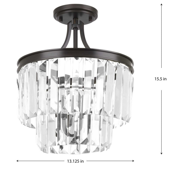 Glimmer Semi-Flush Convertible-Semi-Flush Mts.-Progress Lighting-Lighting Design Store