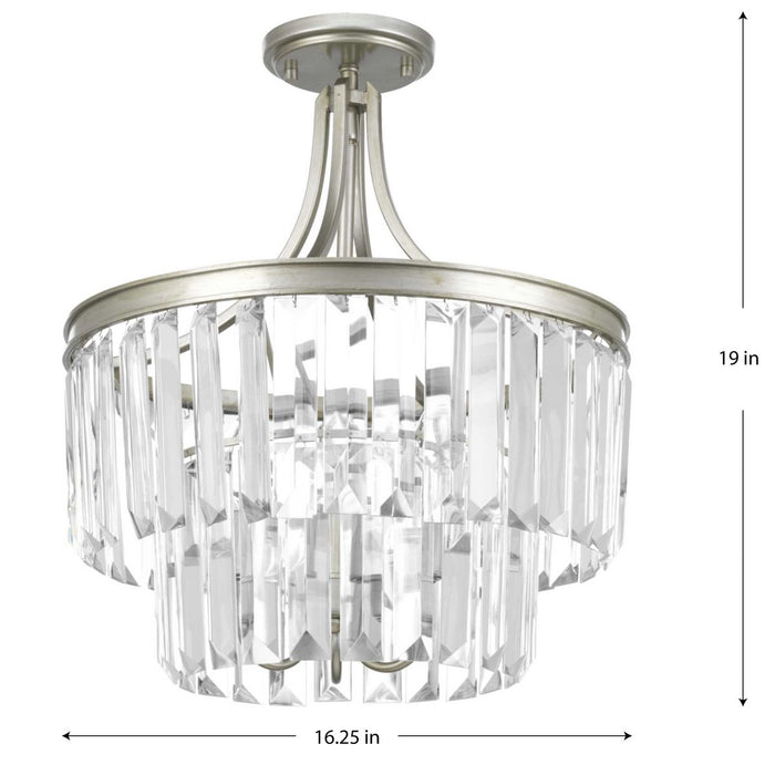 Glimmer Semi-Flush Convertible-Semi-Flush Mts.-Progress Lighting-Lighting Design Store