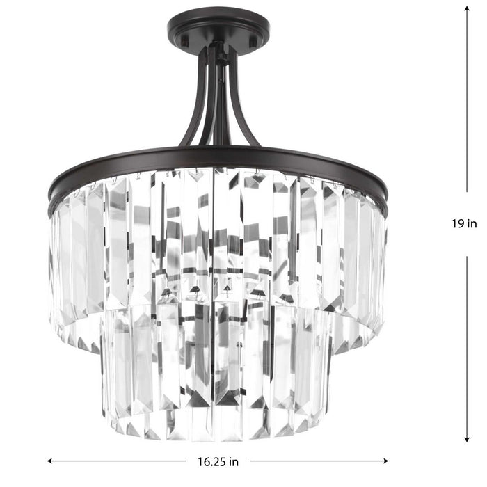 Glimmer Semi-Flush Convertible-Semi-Flush Mts.-Progress Lighting-Lighting Design Store