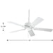 Airpro Builder 42" Ceiling Fan-Fans-Progress Lighting-Lighting Design Store