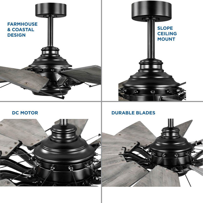 Springer 60" Ceiling Fan-Fans-Progress Lighting-Lighting Design Store