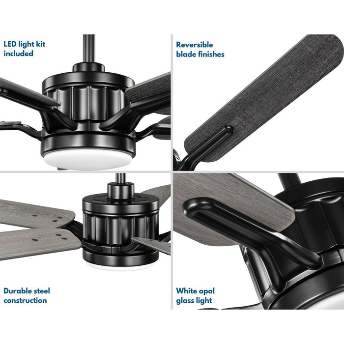 Claret 54" Ceiling Fan-Fans-Progress Lighting-Lighting Design Store