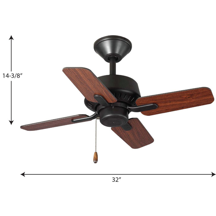 Drift 32" Ceiling Fan-Fans-Progress Lighting-Lighting Design Store