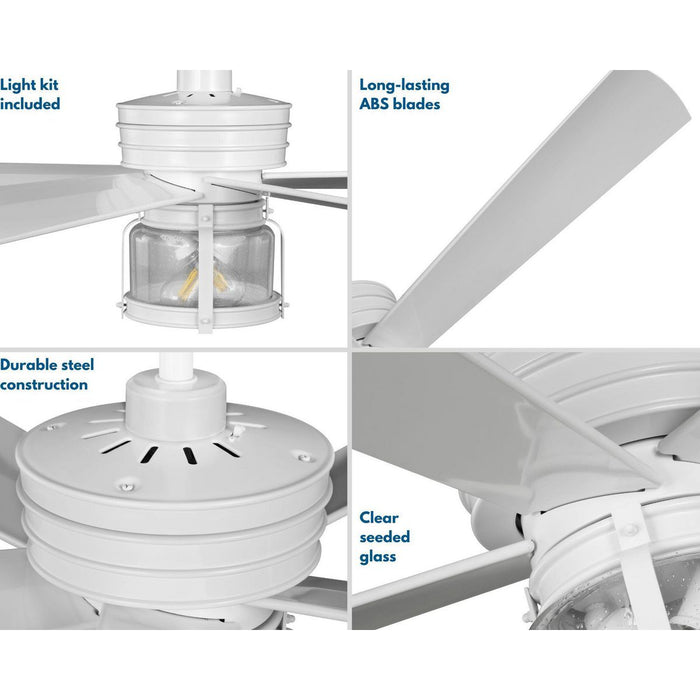 Midvale 56" Ceiling Fan-Fans-Progress Lighting-Lighting Design Store