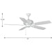 Performance Builder 52" Ceiling Fan-Fans-Progress Lighting-Lighting Design Store