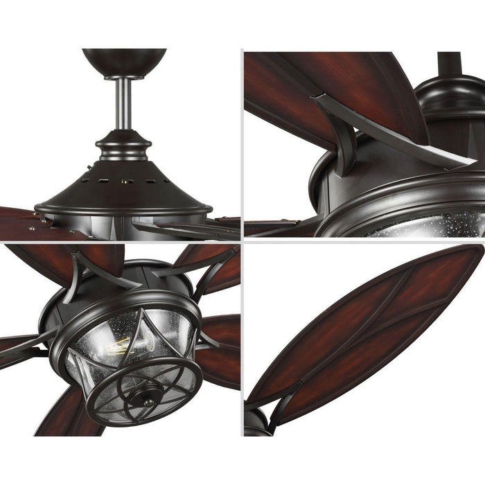 Alfresco 54" Ceiling Fan-Fans-Progress Lighting-Lighting Design Store