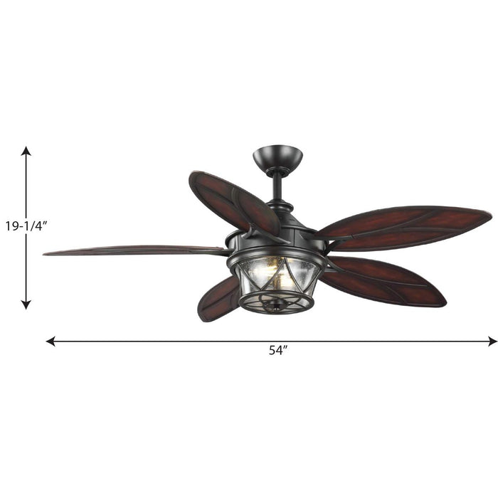 Alfresco 54" Ceiling Fan-Fans-Progress Lighting-Lighting Design Store