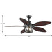 Alfresco 54" Ceiling Fan-Fans-Progress Lighting-Lighting Design Store