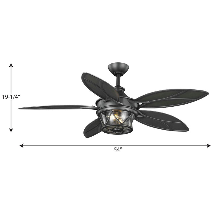 Alfresco 54" Ceiling Fan-Fans-Progress Lighting-Lighting Design Store