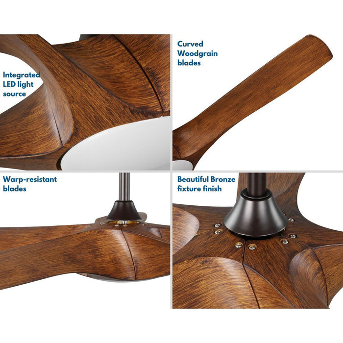 Vernal 60" Ceiling Fan-Fans-Progress Lighting-Lighting Design Store