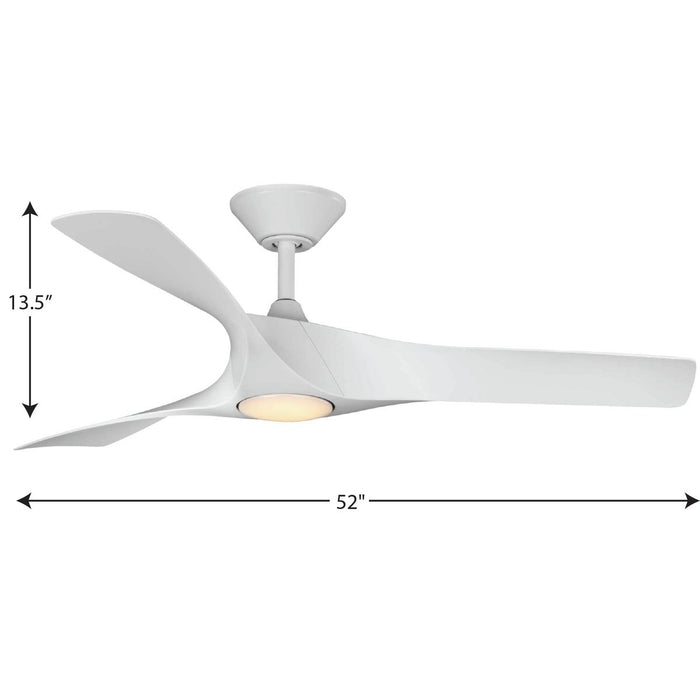 Ryne 52" Ceiling Fan-Fans-Progress Lighting-Lighting Design Store