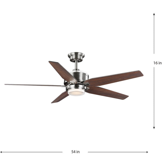 Byars 54" Ceiling Fan-Fans-Progress Lighting-Lighting Design Store