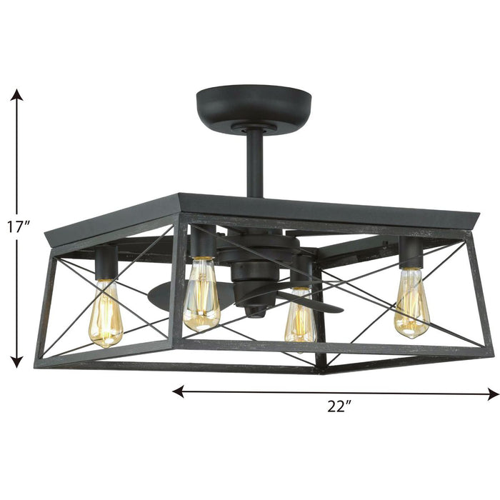 Briarwood 22" Ceiling Fan-Fans-Progress Lighting-Lighting Design Store