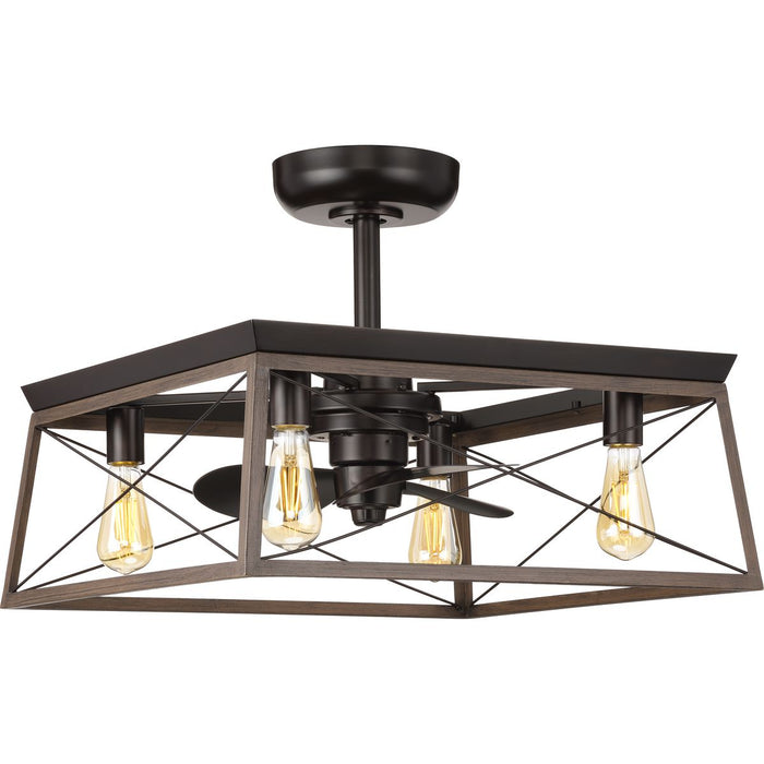 Briarwood 22" Ceiling Fan-Fans-Progress Lighting-Lighting Design Store
