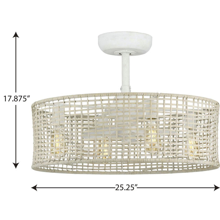 Belva 25" Ceiling Fan-Fans-Progress Lighting-Lighting Design Store