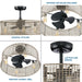 Belva 25" Ceiling Fan-Fans-Progress Lighting-Lighting Design Store