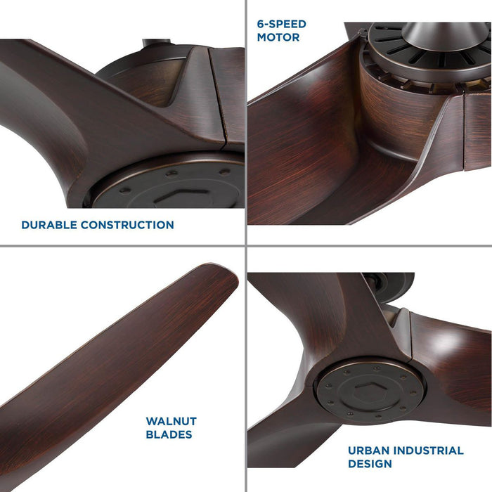 Manvel 60" Ceiling Fan-Fans-Progress Lighting-Lighting Design Store