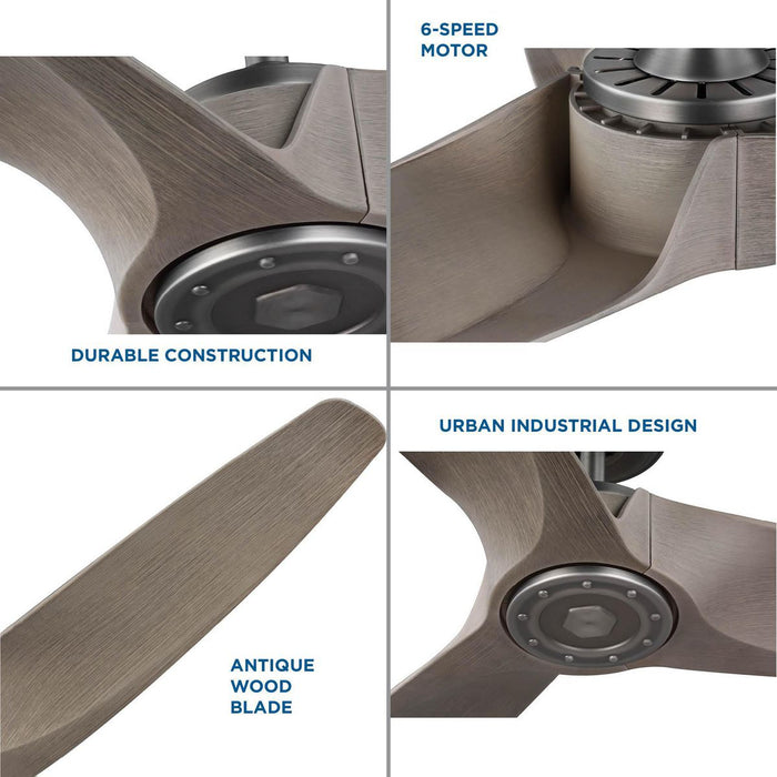 Manvel 60" Ceiling Fan-Fans-Progress Lighting-Lighting Design Store