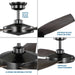 Spicer 54" Ceiling Fan-Fans-Progress Lighting-Lighting Design Store