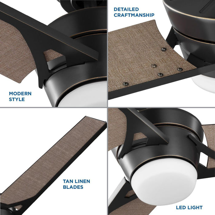 Kasota 56" Ceiling Fan-Fans-Progress Lighting-Lighting Design Store